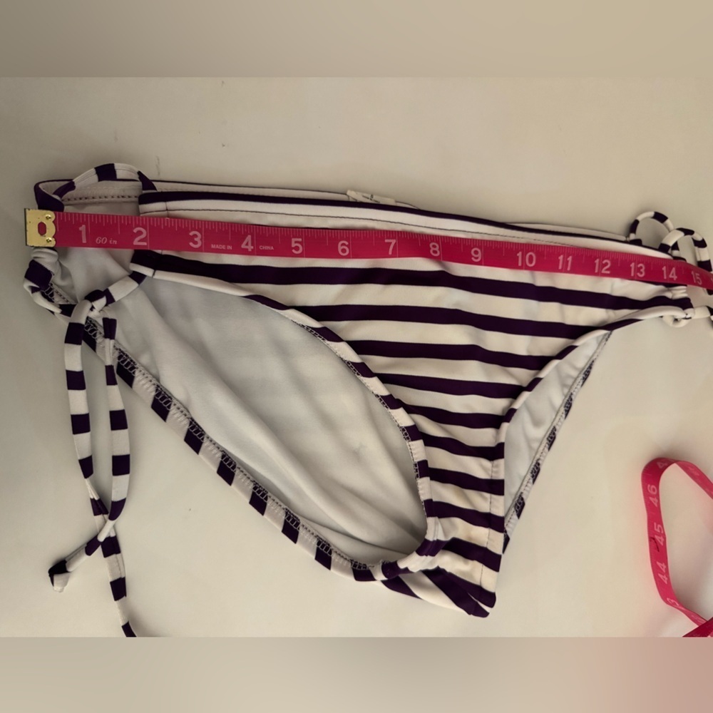 Purple and white stripped bikini from target - Picture 7 of 8